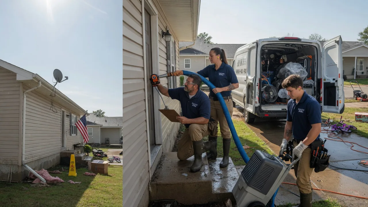 Ceiling Water Damage Restoration in Waco, NC near me